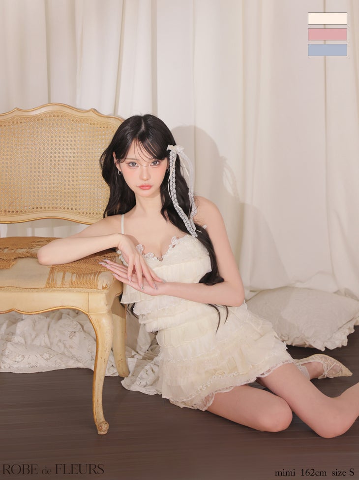 予約商品【7月上旬入荷予定】【ROBEdeFLEURS/ローブドフルール