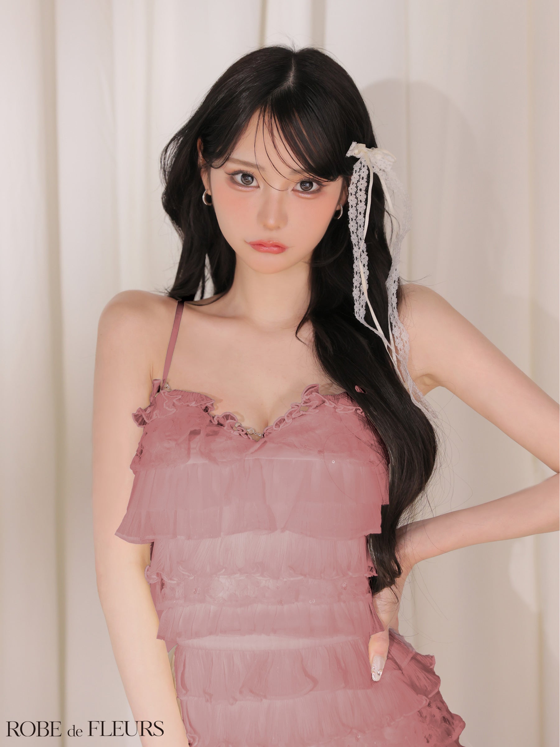 予約商品【7月上旬入荷予定】【ROBEdeFLEURS/ローブドフルール