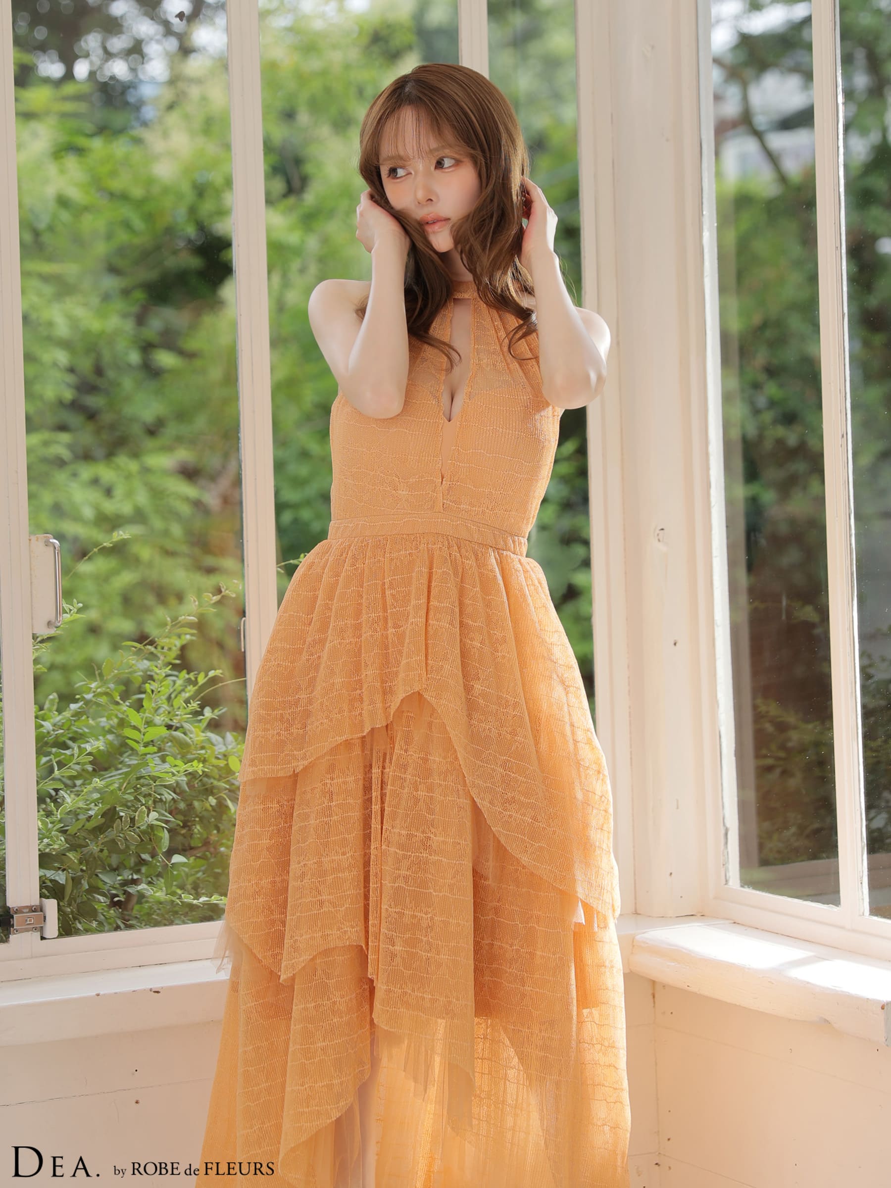 DEA. by ROBE de FLEURS プリーツドレスS 予約商品【7月上旬入荷予定】【DEA.by ROBE de FLEURS/ディア