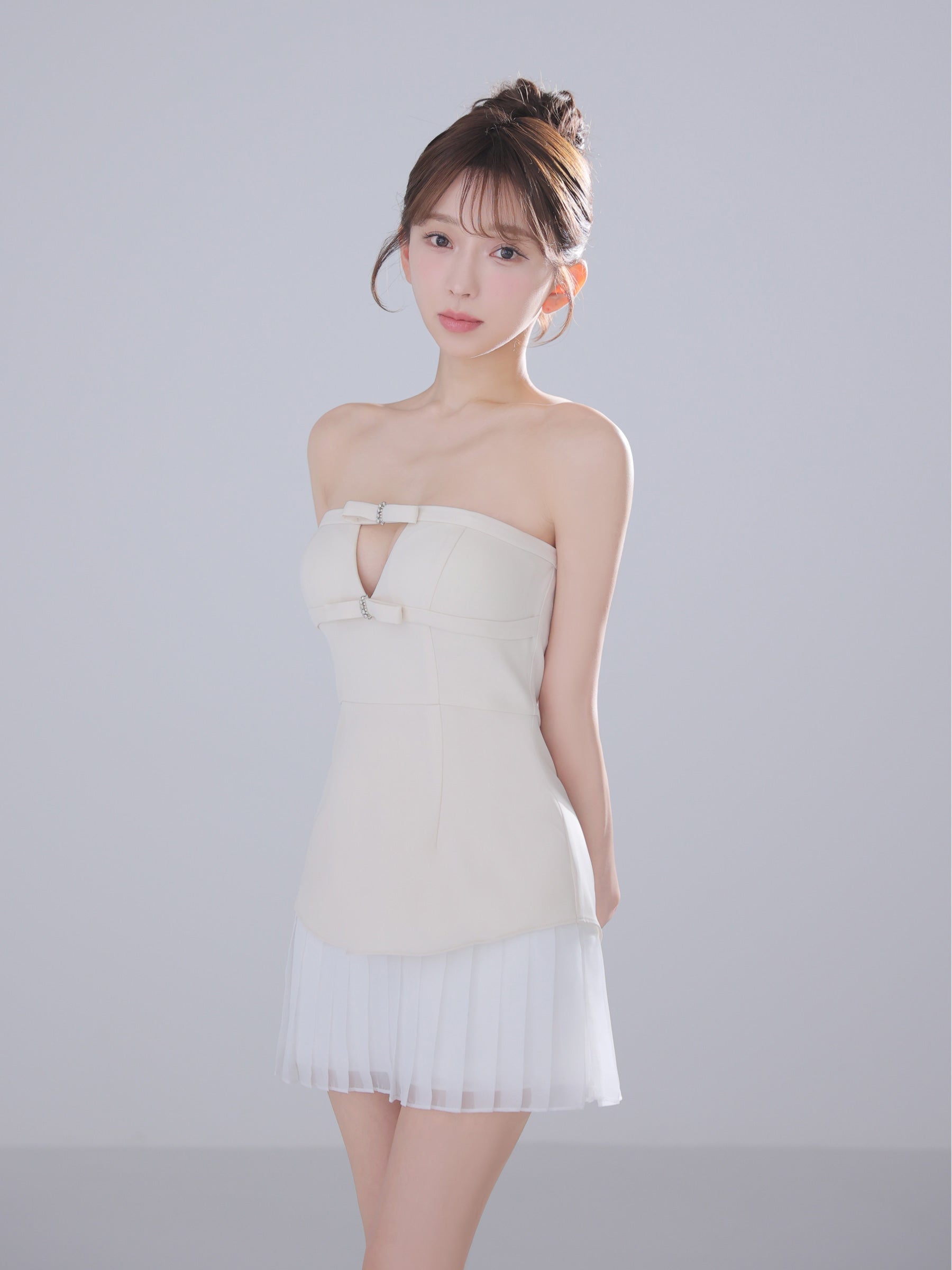 予約商品【7月下旬入荷予定】【ANIER./アニエル】ビジューリボン ベア