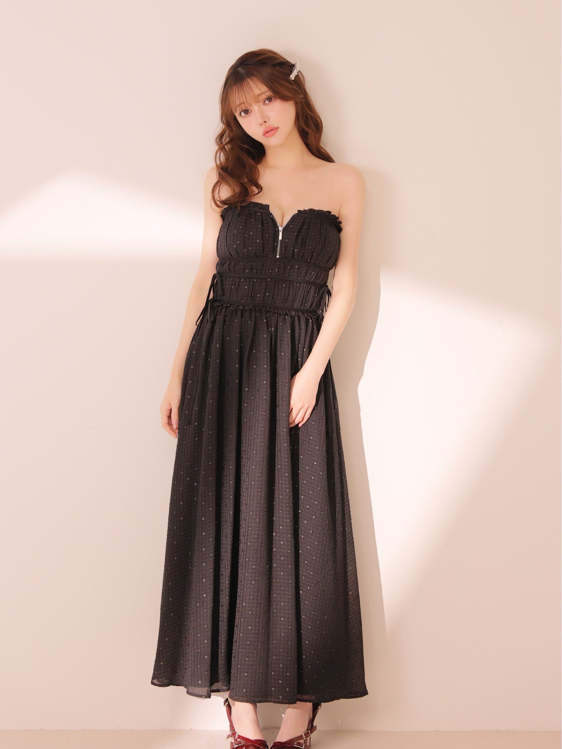 予約商品【9月下旬入荷予定】【ROBEdeFLEURS/ローブドフルール】2way